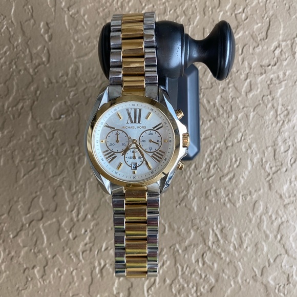 Michael Kors Accessories - Michael Kors Oversized Watch- Gold/Silver- MK 5627